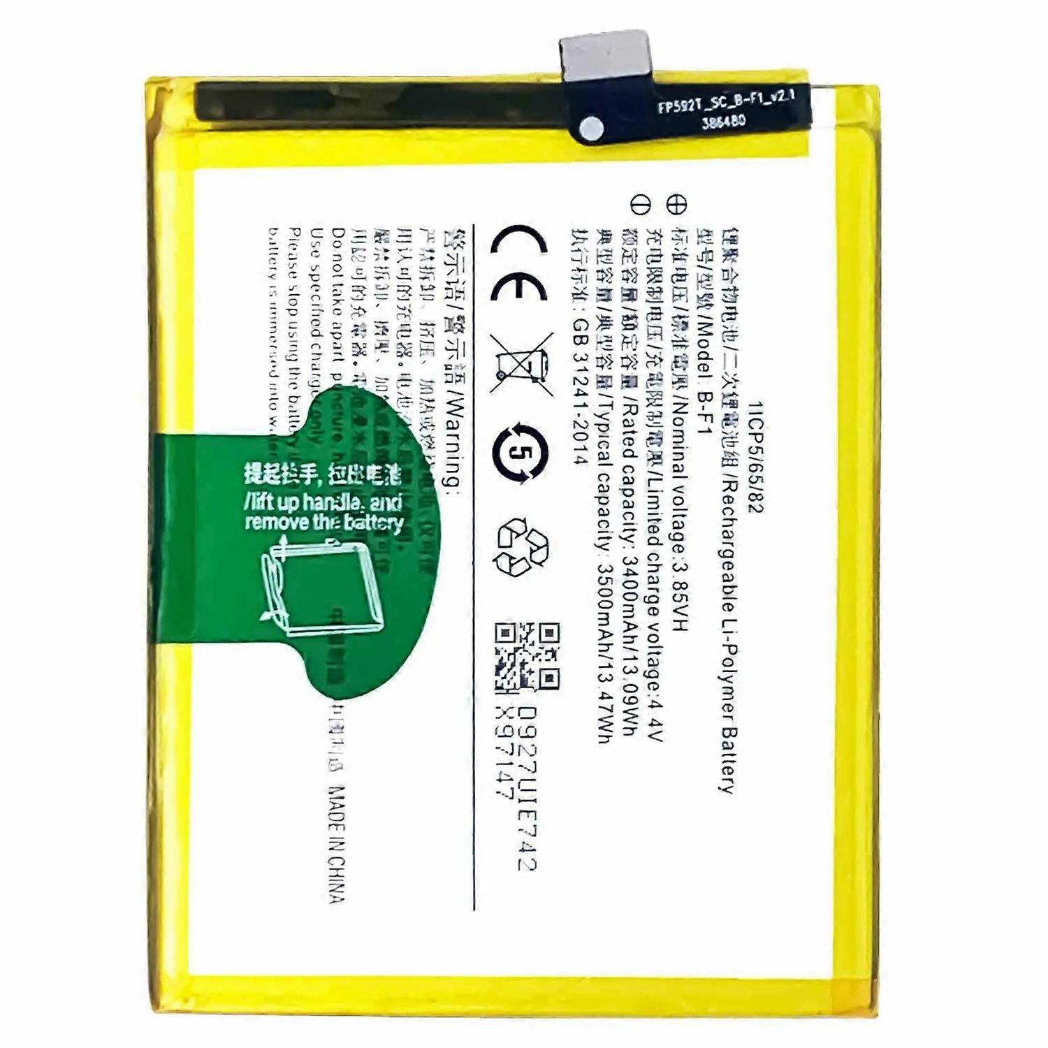 For vivo X23 3.85V 3400mAh Li-ion Battery Assembly Part (Encode: B-F1)