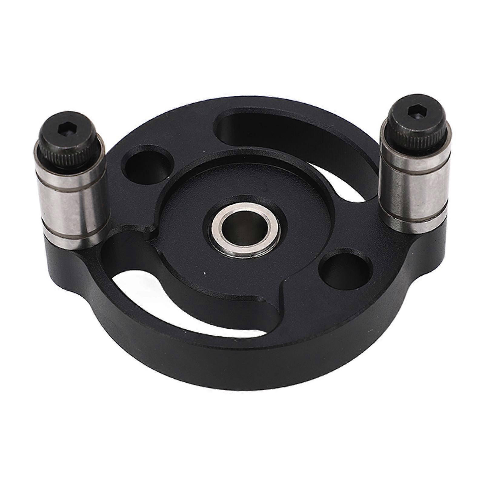 Round Hole Punch Locator Set Self Adaptive Centering Woodworking Guide Puncher with Drill Bushings Black
