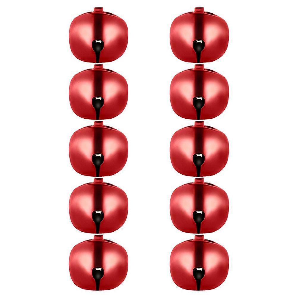 Mini Craft Bells Christmas Bell Decorations Wall Decoration Red 1.5CM Iron Hanging 100Pcs