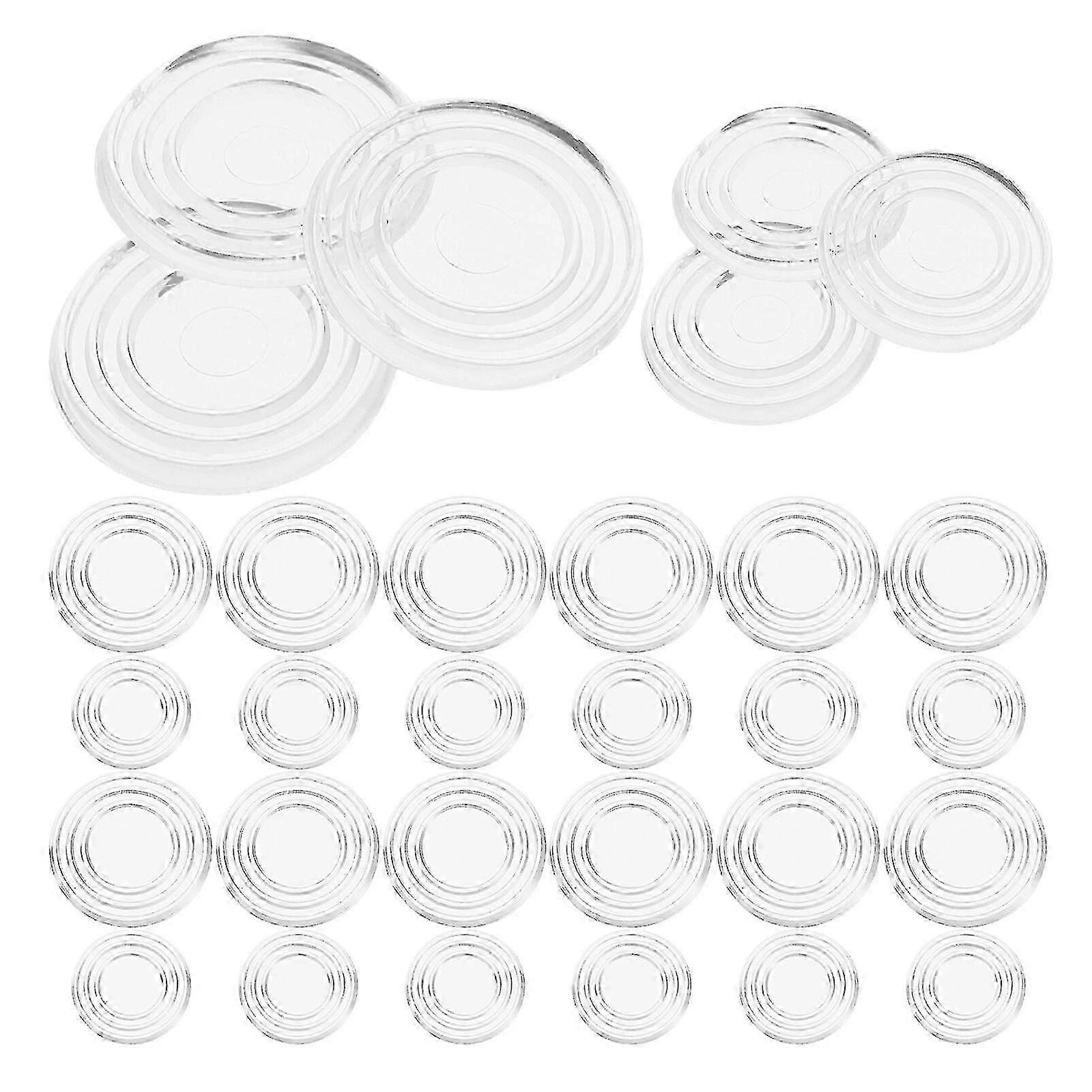 40pcs Non-adhesive Protective Pads for Glass Table Tops