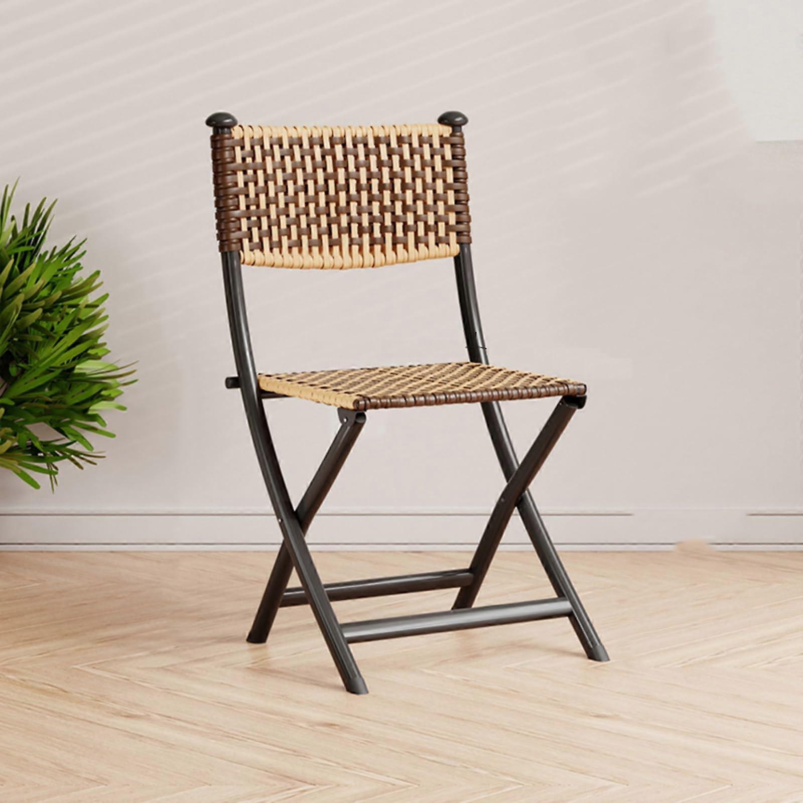 Foldable stool with backrest, for the balcony or garden (twotone, L) Two Tone Large