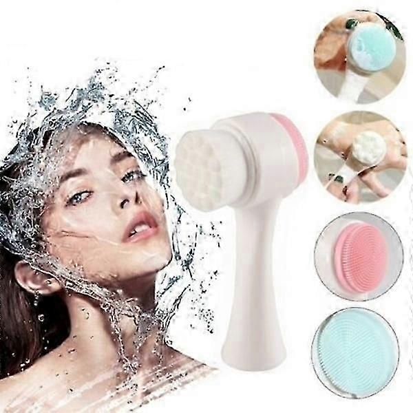 Soft Silicone for Double Facial Cleansing Use