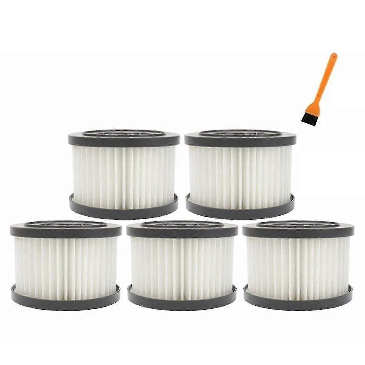 HEPA Filter Set for H8/H8 Pro/H8 Flex Vacuum - 5-Pack, Washable, Blocks 99.97% Particles (0.3渭m)