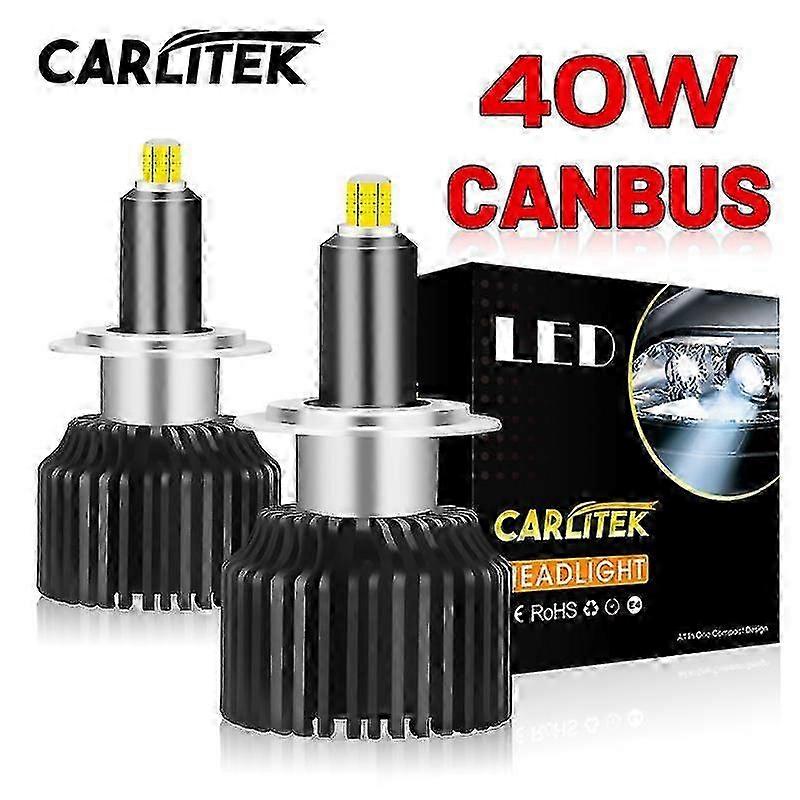 High Power 80W Led Bulbs 6000K Fog Light Compatible with H7 H8 H11 Hir2 9012 Hb4 9006 Hb3 9005 Mini Lamp 72 CSP 6 Sides 3D Turbo