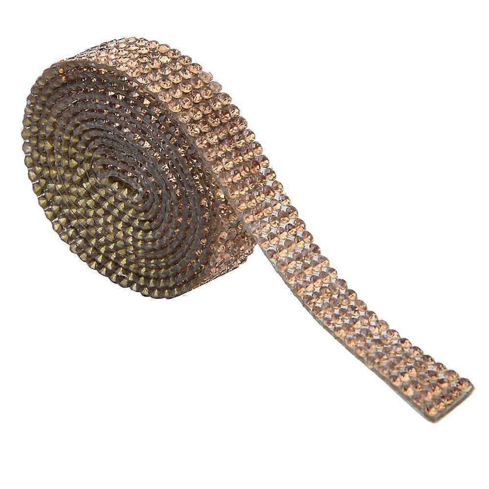 2025 Latest Model  5 Rows 1m Rhinestone Trim Ribbon Hot Fix Crystal Chain Trim