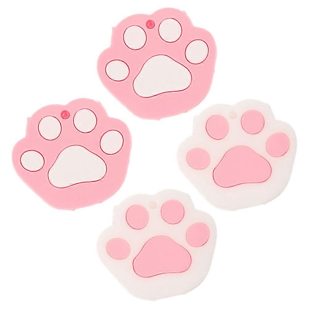 Cute Key Covers Caps Cat Claw Shaped Silicone Keys Protector Everyday Use 4Pcs
