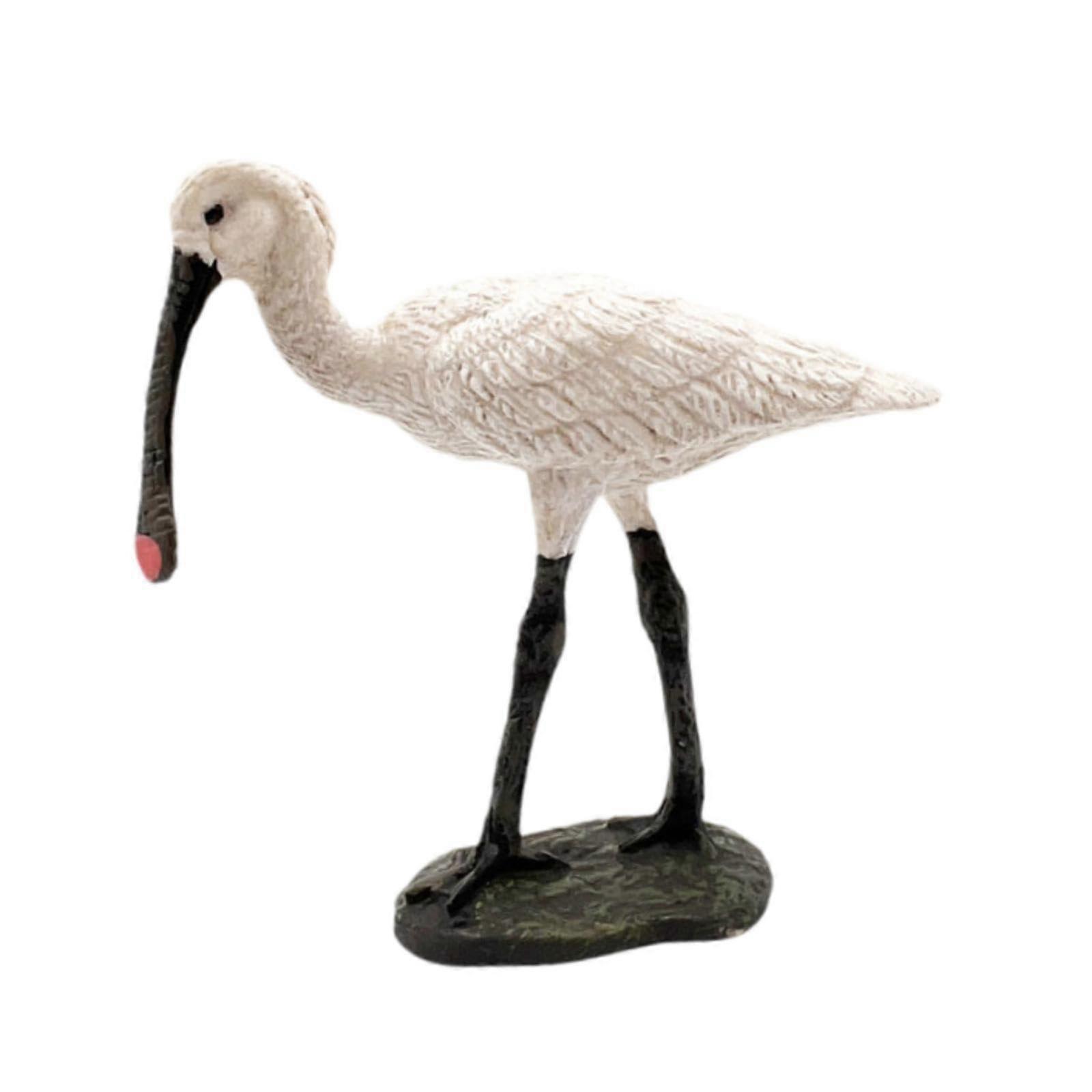 Spoon Figurine Craft Home Decor Bird Model for Table and Garden, Handmade, Vintage Style, Colorful Design