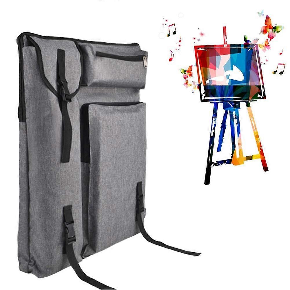 4K Shoulder Bag Made of Canvas for Technical Drawing Boards, Large Capacity, Drawing Board, Carry Bag (Blue)
