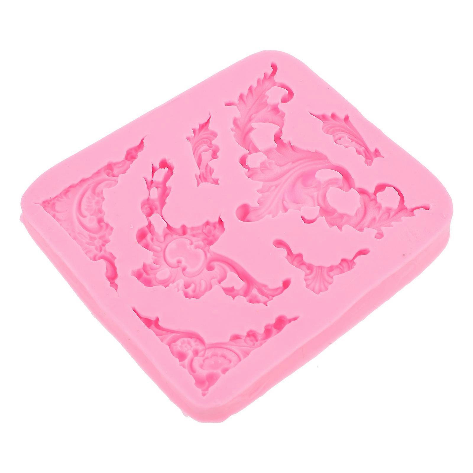 Embossed Silicone Mold for Fondant Baking, Non Stick Lightweight Mold Tool for DIY Cakes, Easy to Clean and Store for Parties and Events