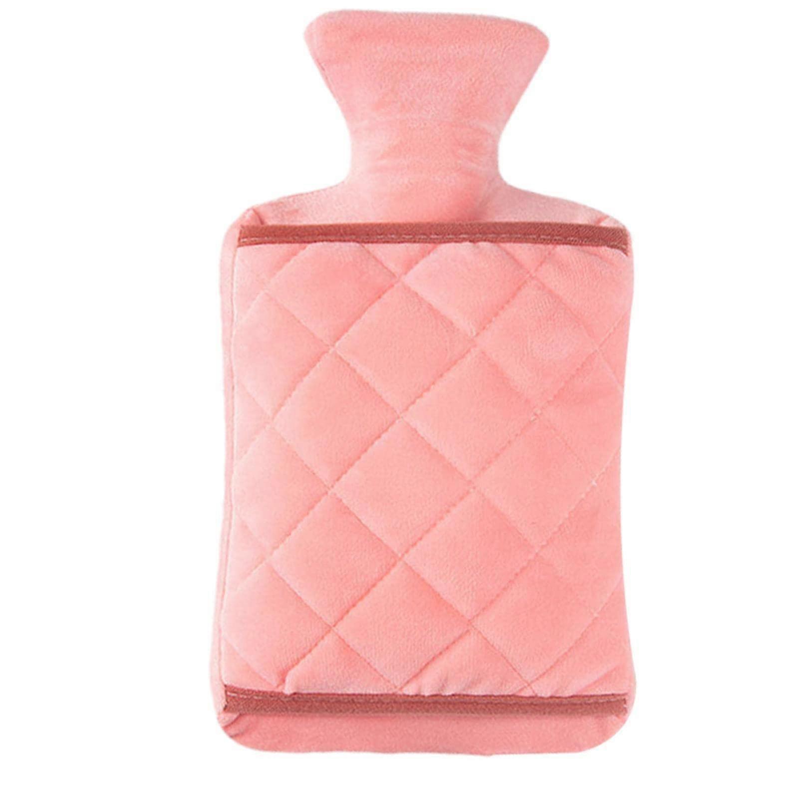Plush Hot Water Bag, Thickened Hand Warmer with Soft Plush Cover 1000ml