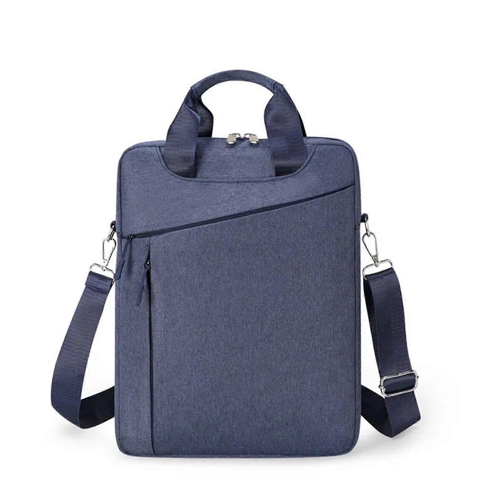 Laptoptasche Laptoptasche Notebook 13.3 14 Zoll Umhängetasche Rucksack Business Pendler Handtasche Casual Mode (Blau, 14 Zoll) 14 Zoll Blau