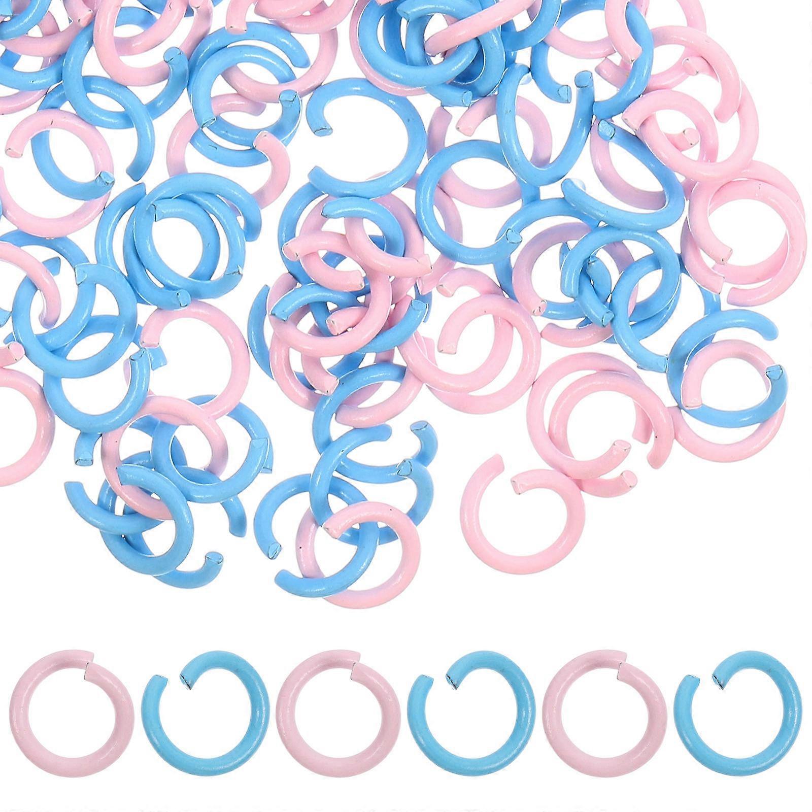 Open Jump Rings Metal Split Rings Diy Craft Makers Jewelry Components 0.70X0.70X0.10CM Pendant Making Rings 200Pcs