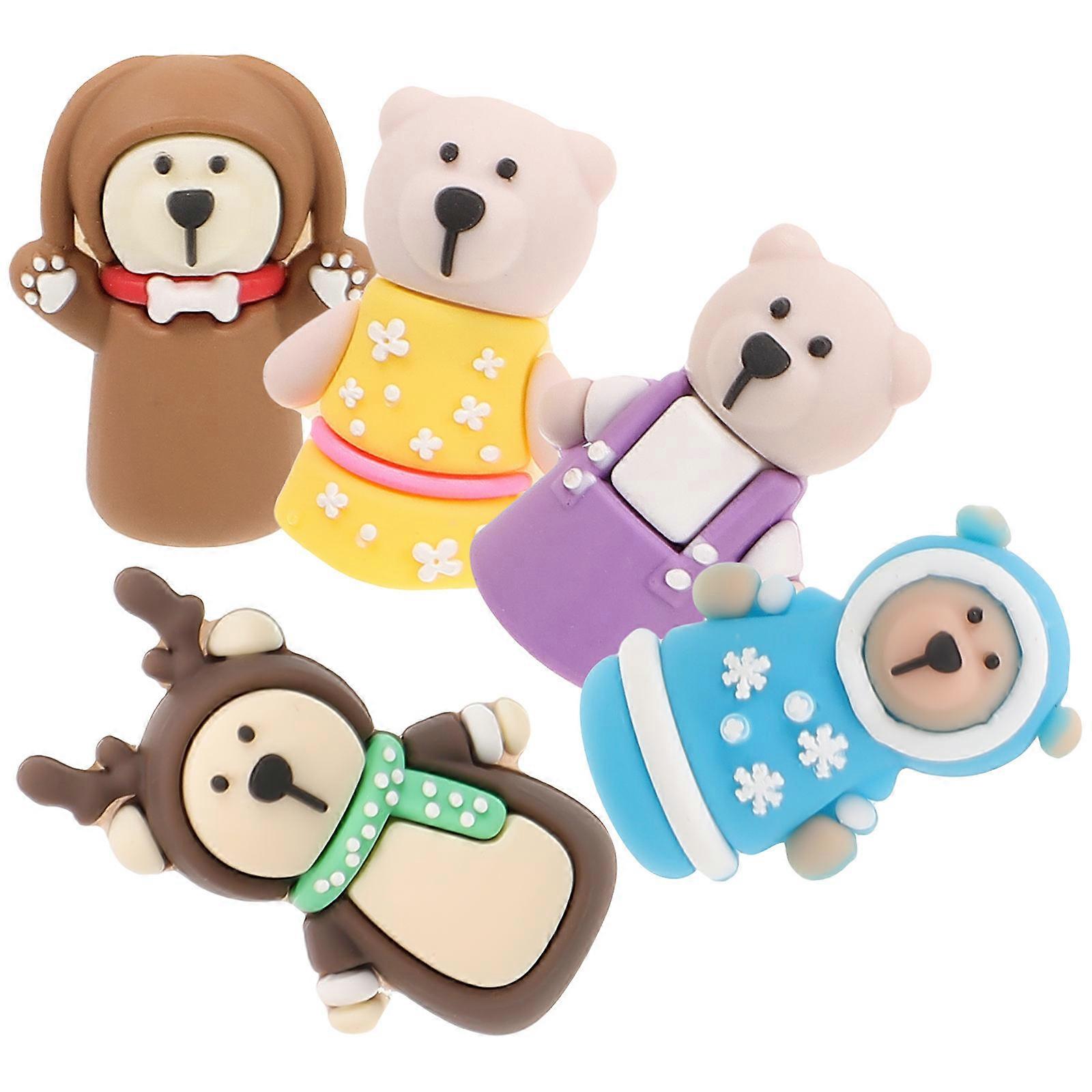 Cuticle Scissor Handle Cover Style Salon Scissors Manicure 5Pcs