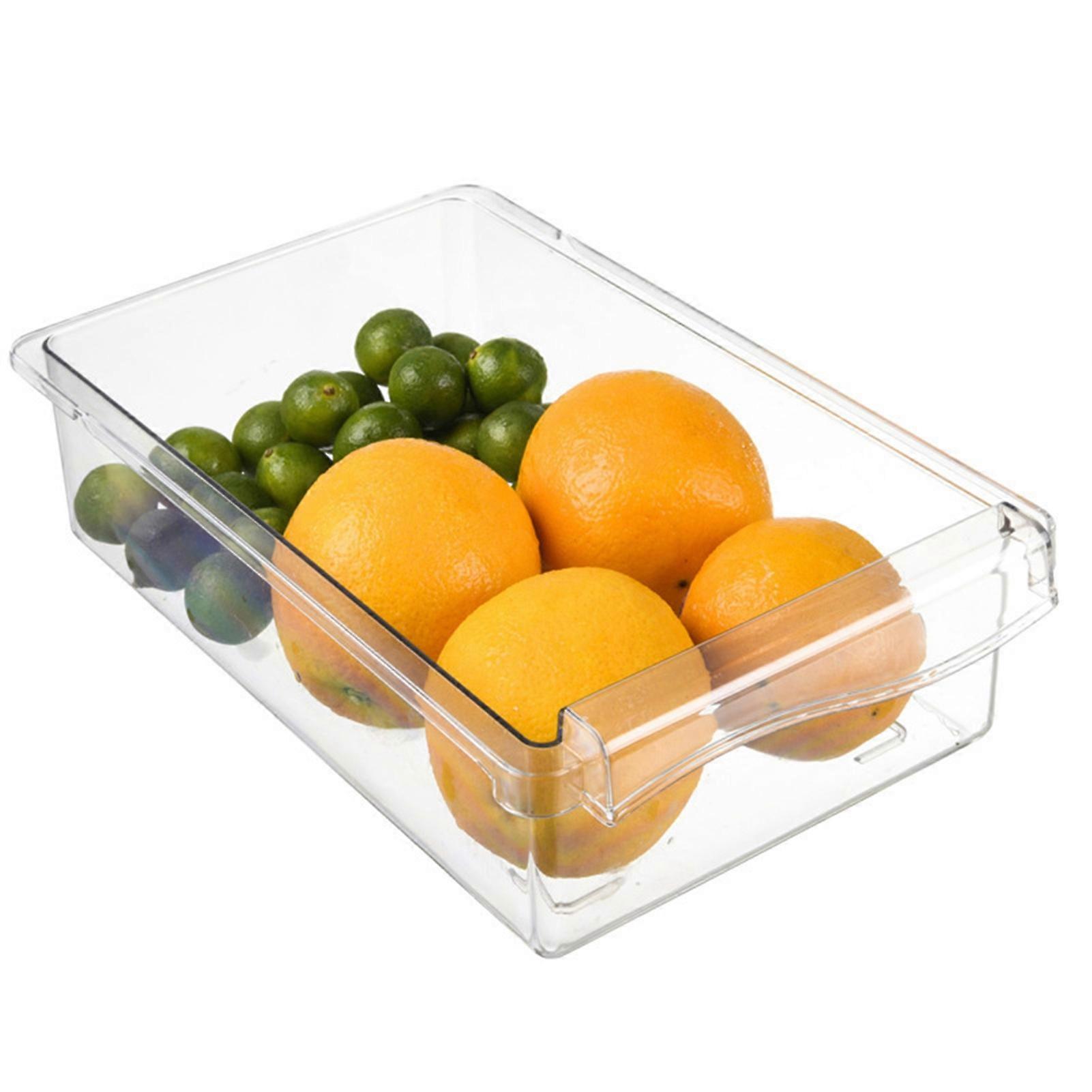 Clear Organizing Bin Durable ABS PET Drawer Type Transparent Design Wide Application Egg Storage Bin
