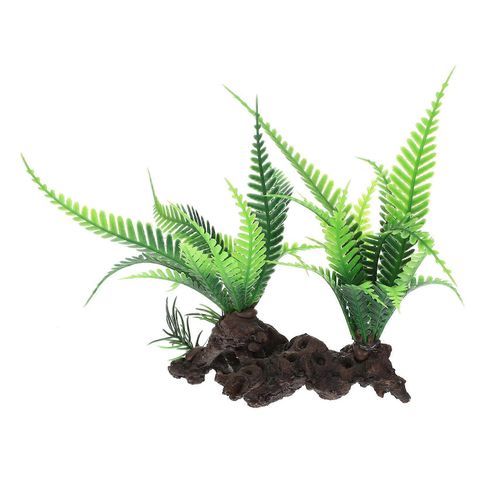 Aquarium Landscape Design Artificial Water Plants Grass Seaweed For Small Reptile Tanks And Large Reptile Decor