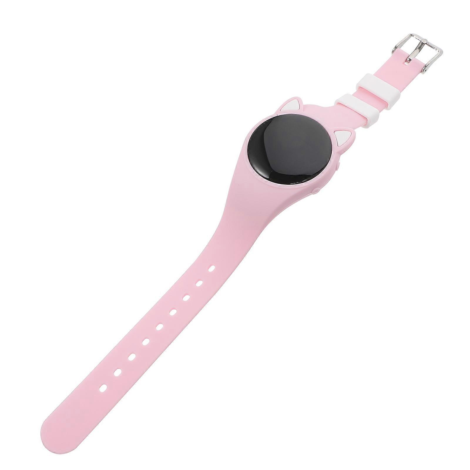 Teens Alarm Clock Watch Digital Watch with Alarm Clock Daily Use Pink 24X4CM 1Pcs