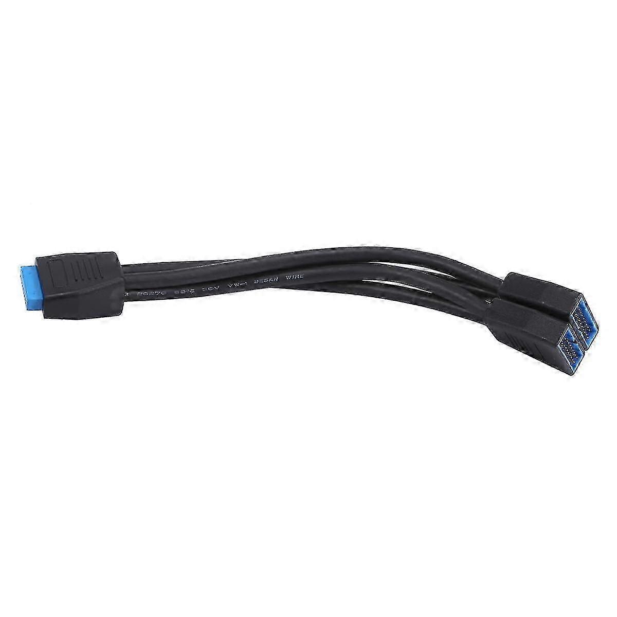 Motherboard Usb 3.0 19pin/20pin Header 1 To 2 Extension Splitter Cable 19pin Internal Extension Hea