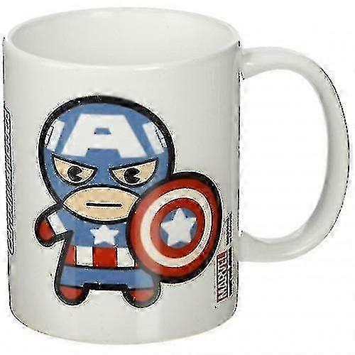 Captain America-themed Kawaii Coffee Mug