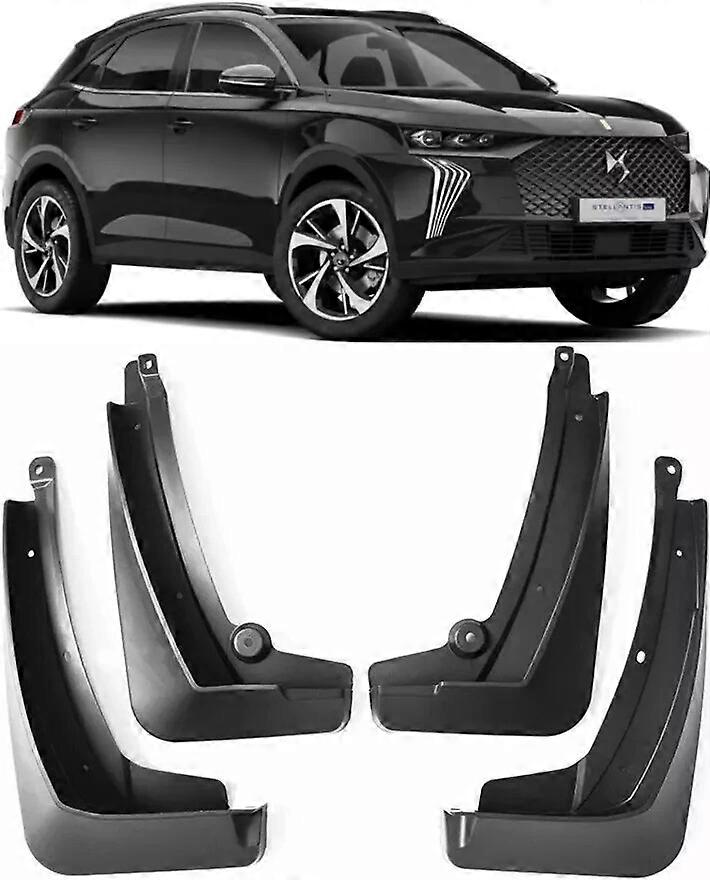 Compatible New Rear Splash Guards Mud Flaps For 2017-2024 DS DS7 DS 7 Crossback