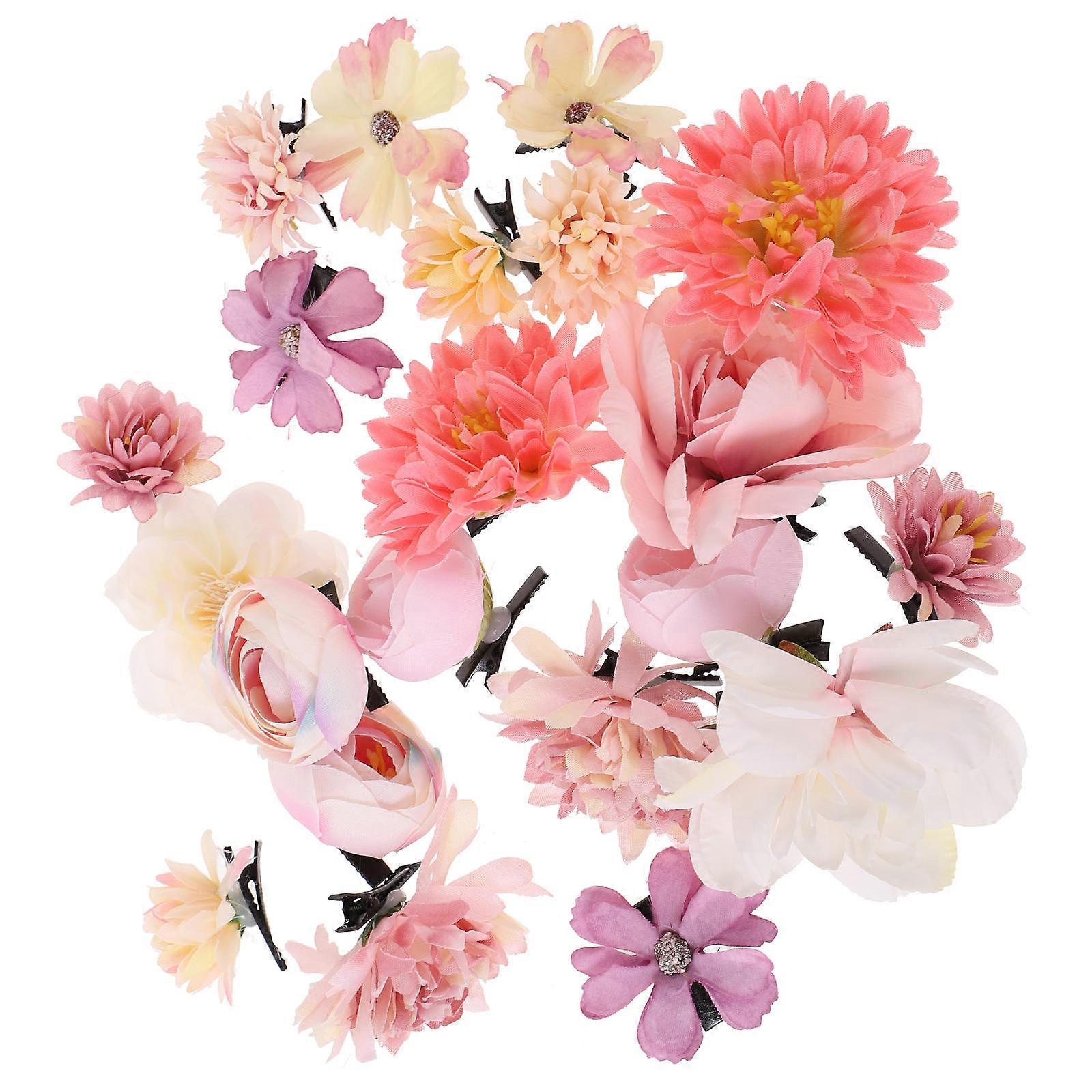 a refined and engaging product description for your **21pcs Flower Hair Clips For Women**:
πΈ **21PCS Flower Hair Clips Set for Women β Stylish &