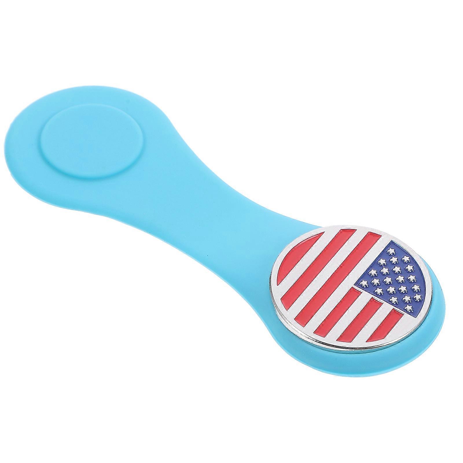 Convenient Golf Marker Portable Ball Marker Magnetic Attachment Red Silicone 1Pcs