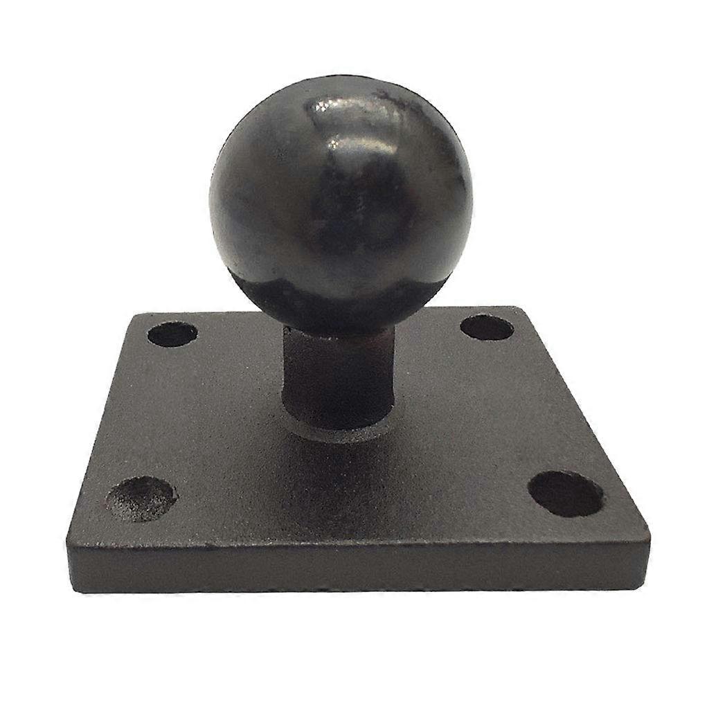 Aluminum Alloy Square Mounting Base with 1' Ball Head Mount for Zumo 400/450/500/550/660 Rider GPS for Motorcycle Bike