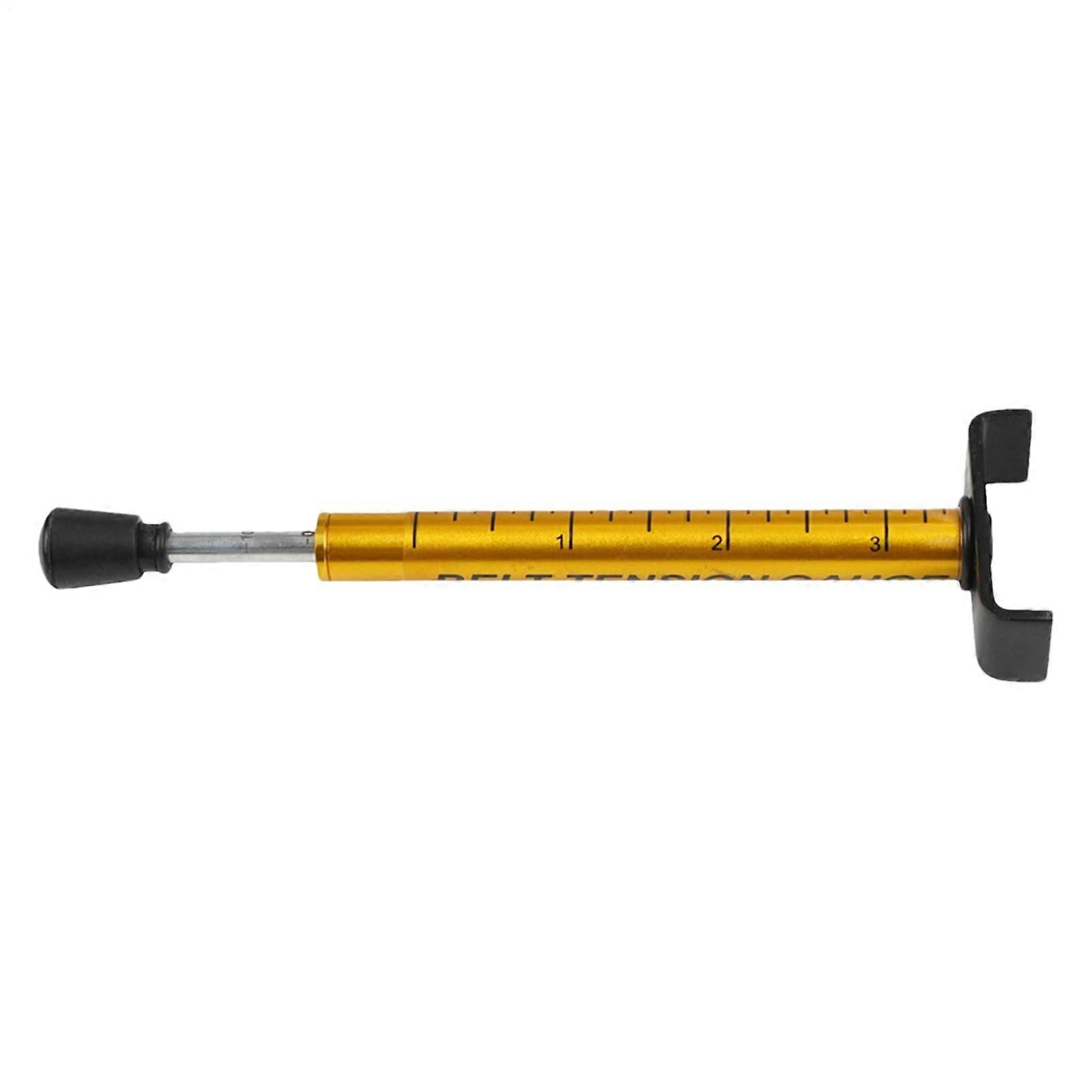 Belt tension gauge, Metal tension tester for Vbelt replacement and adjustment Simple visual inspection Check replacement parts for motorcycles