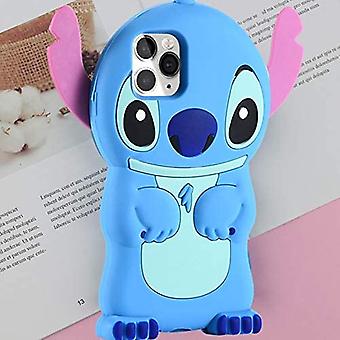 UEEBAI Custodia per iPhone 13 da 6,1 pollici, con motivo a onde d'acqua, in silicone, a forma di onde ricce, in morbido TPU, con struttura antigraffio, antiurto, in TPU, colore: argento