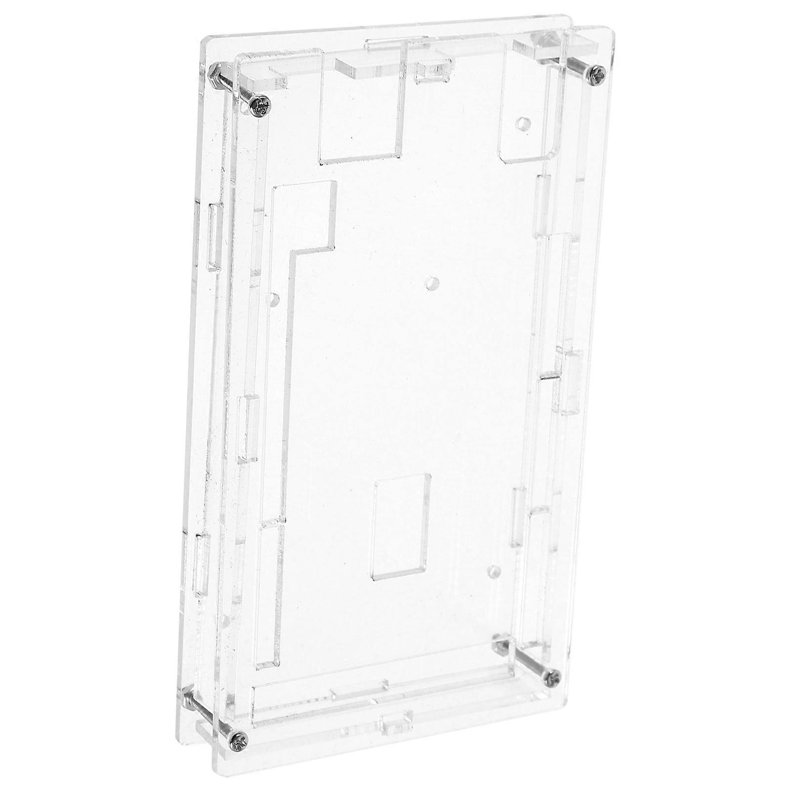 Development Board Acrylic Shell Secure Fixation Heat Dissipation For Electronics Protection 1Pack