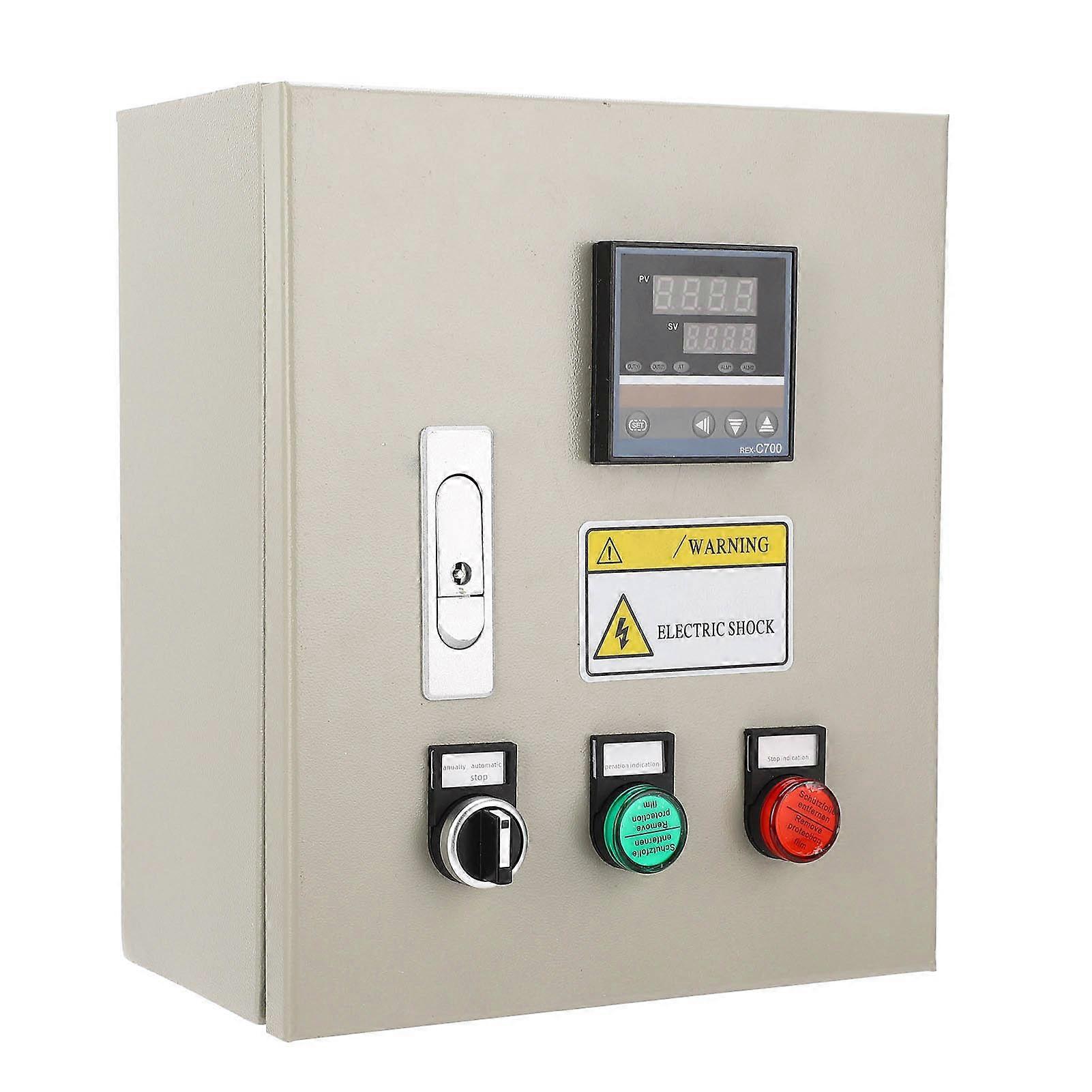 7.5KW 3 Phase PID Temperature Control Box with Thermocouple Single Chip Control System Temp Controller 220VAC 32A 