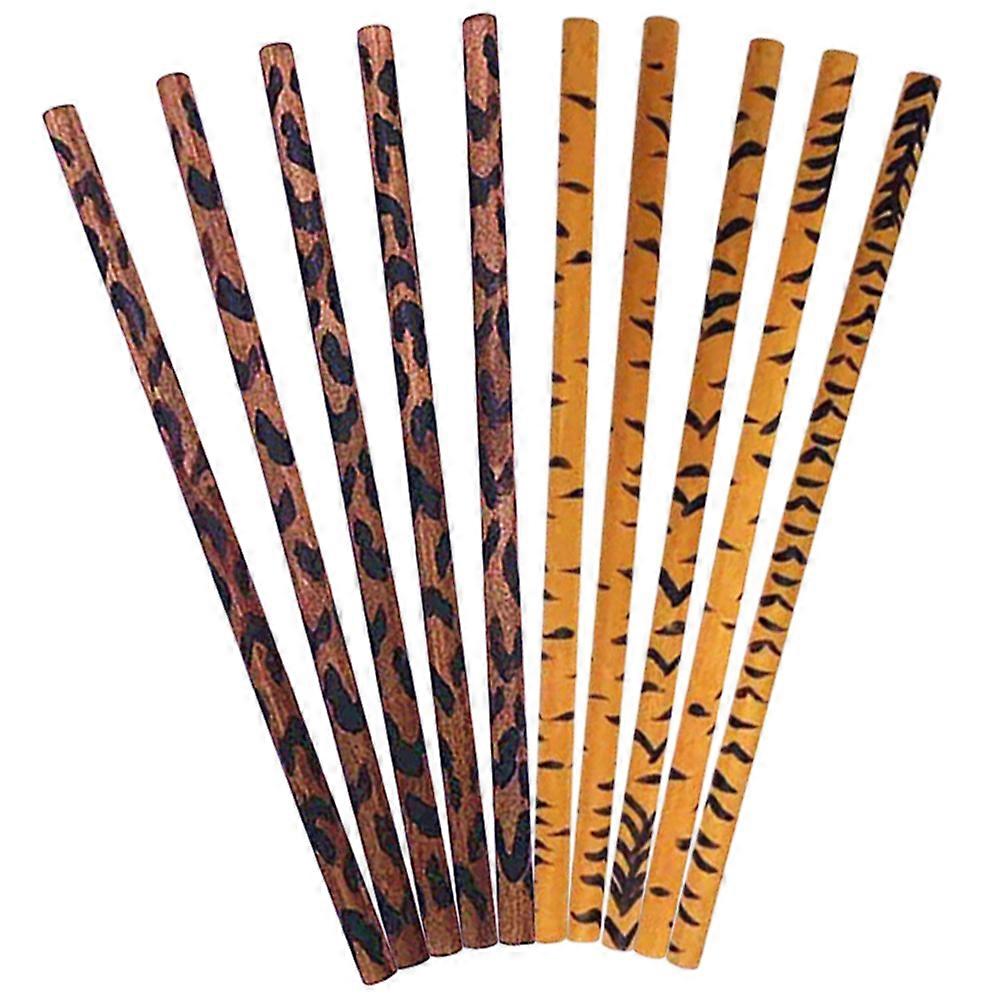 Animal Pencils for Kids Writing Use Sturdy Synthetic Material Assorted Color 10 Pcs