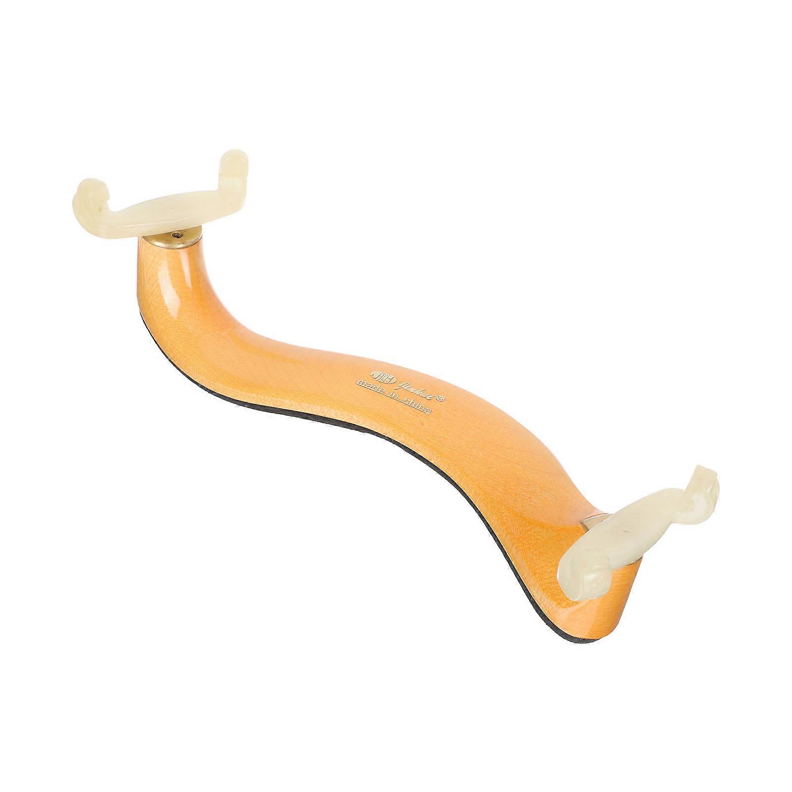 Yellow Violin Shoulder Rest Made of Synthetic Material for Comfortable Playing