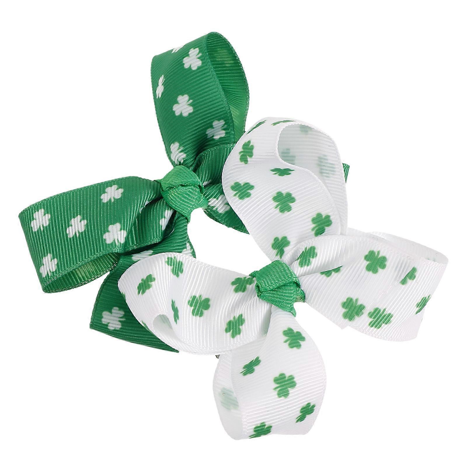 Grosgrain Ribbon Hair Clips for Kids Decorations Assorted Color Durable with Good Grip 2pcs