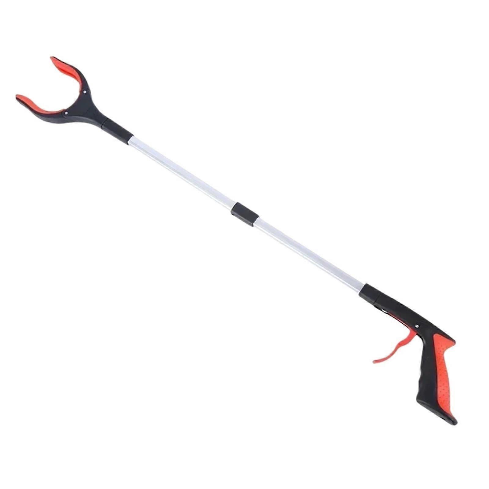Picker Gripper, Pack of 2, Foldable Gripper Extender Hand Tools, Throw Reachers, Pickers, Foldable Rubbish Grabber, Pickup Tools (Orange)