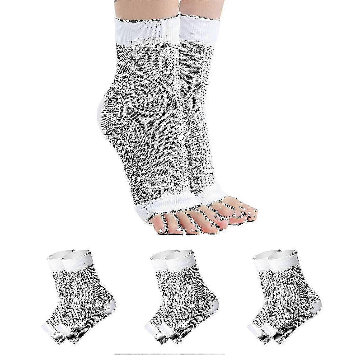 Compression socks for foot relief - 3 pairs neuropathy support