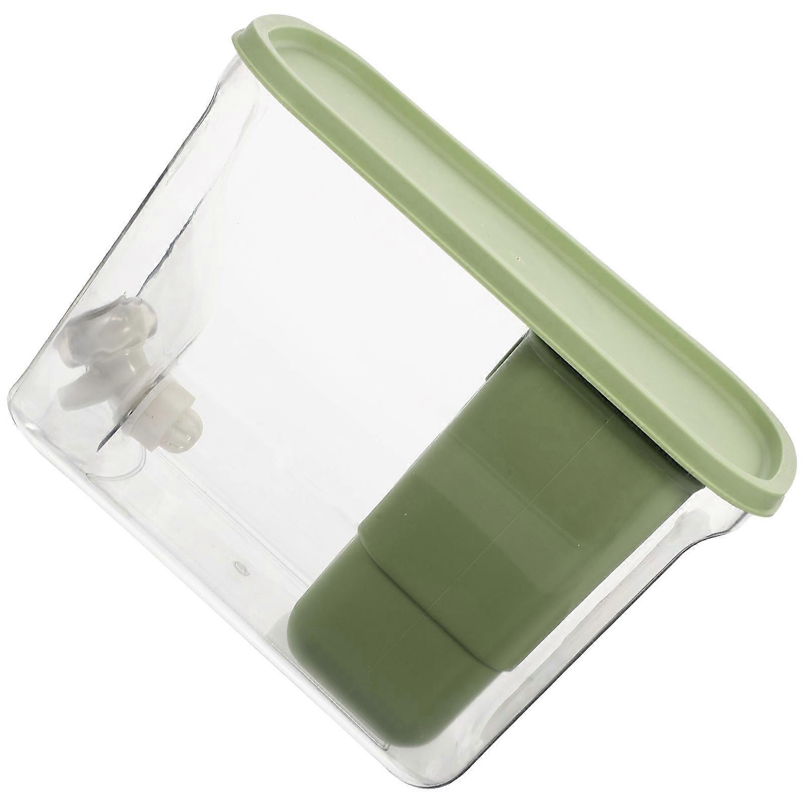 Drinks Dispenser Fridge Drink Dispenser Home Use Green Color Large Capacity Liquid Storage 1Set