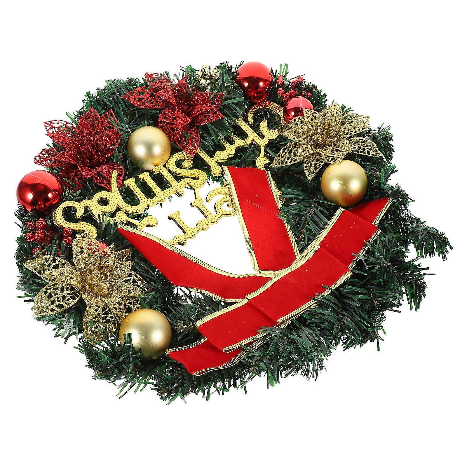 Holiday Wreath, Sturdy Decorative Piece Suitable for Various Occasions