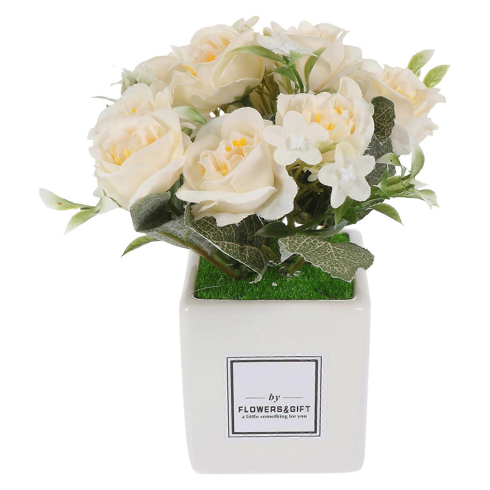 Desktop仿真Rose, Functional Decor for Home and Commercial Spaces, Craftsmanship