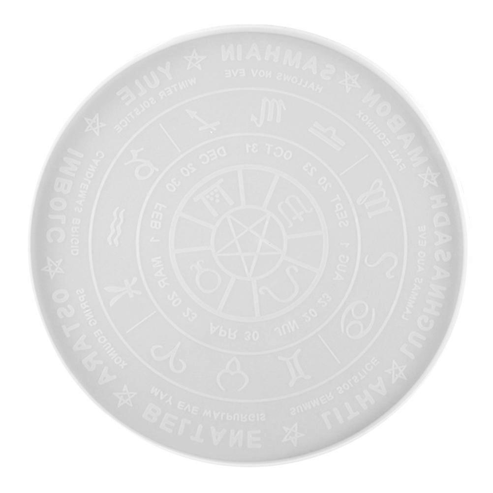 Silicone Divination Mirror Shape Mold for DIY Use Simple Crystal Handmade