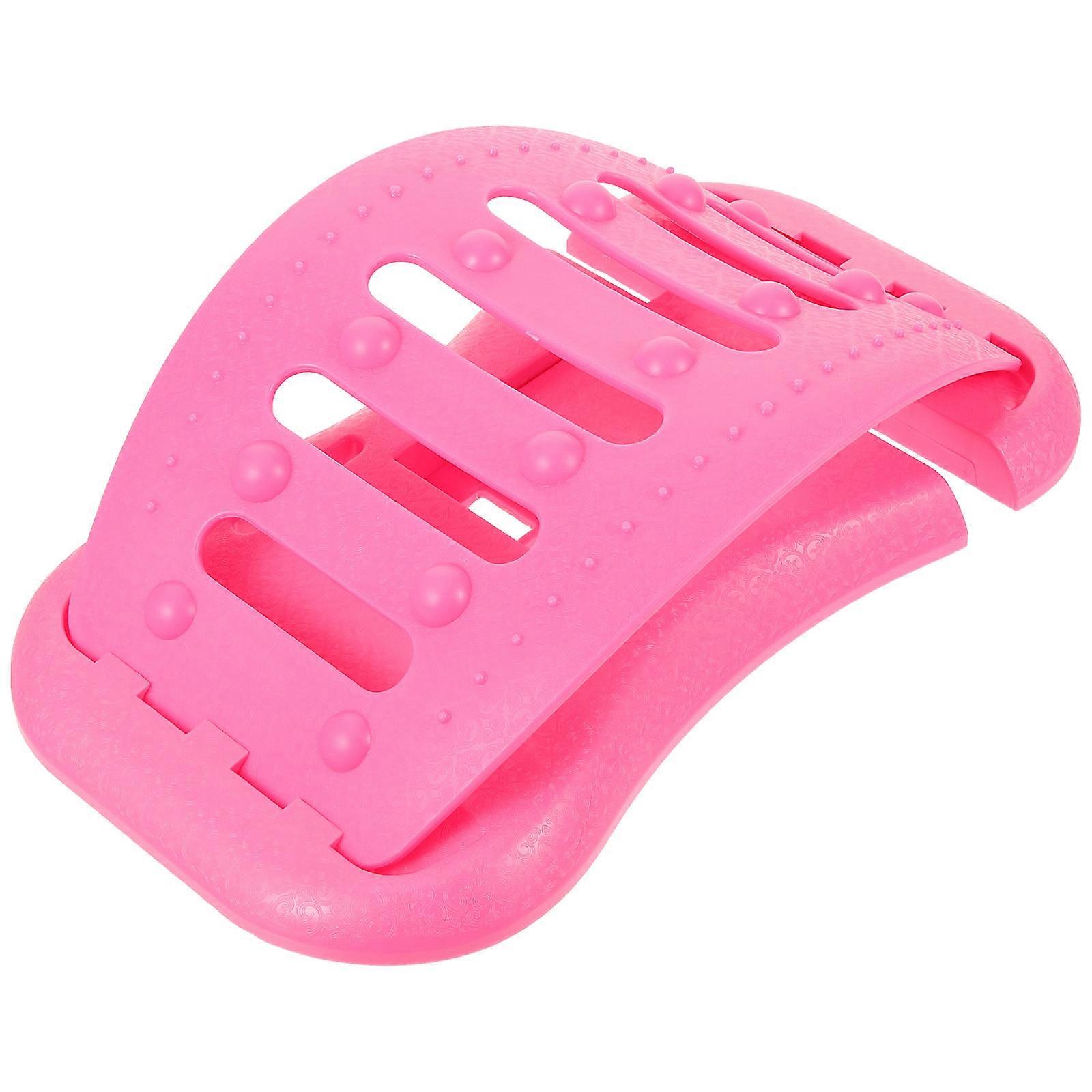 Back Arch Stretcher Waist Stretching Device for Office Work Abs Pink Material for 1Pack