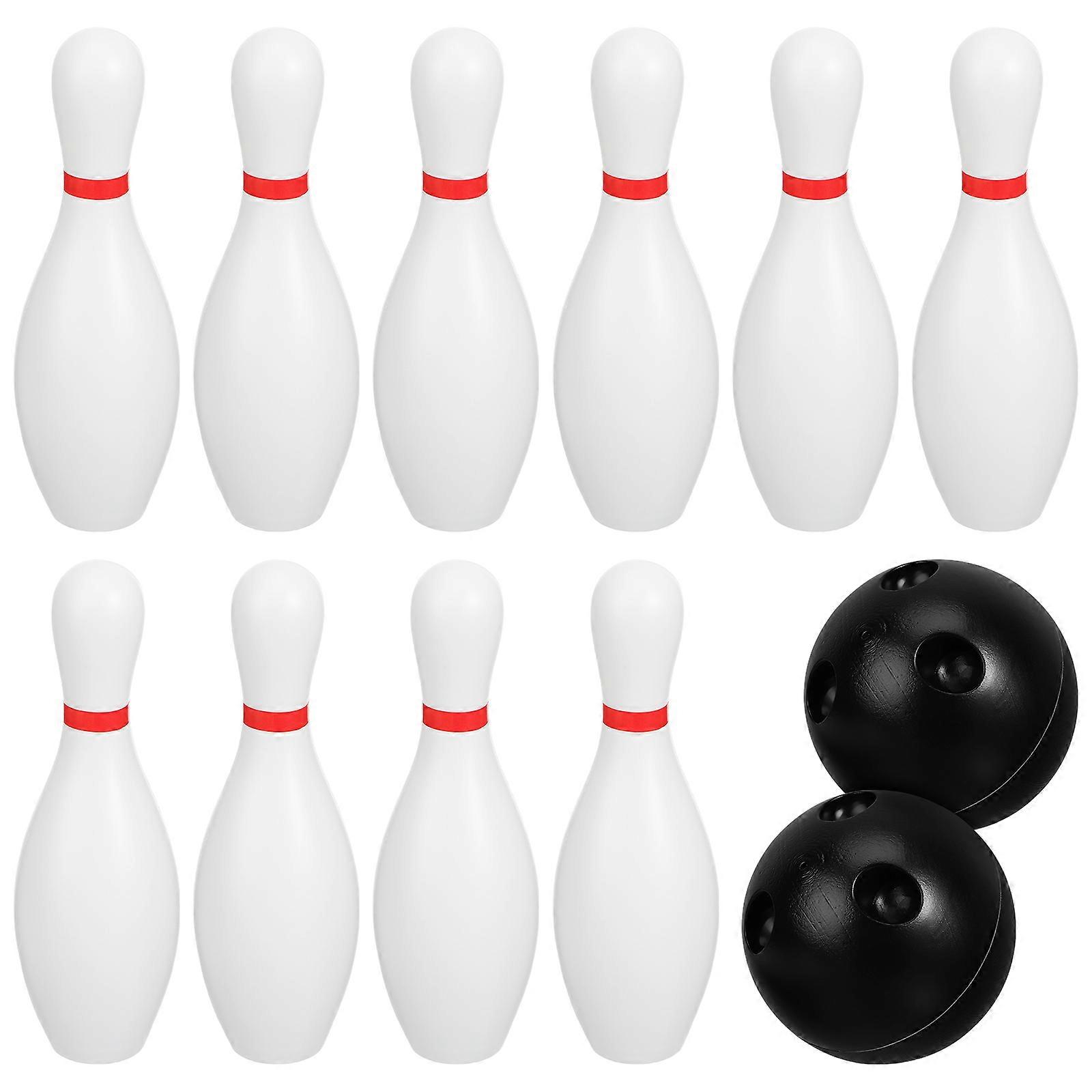Outdoor Game Mini Bowling Set With Design For Kids Durable Plastic 1 Set