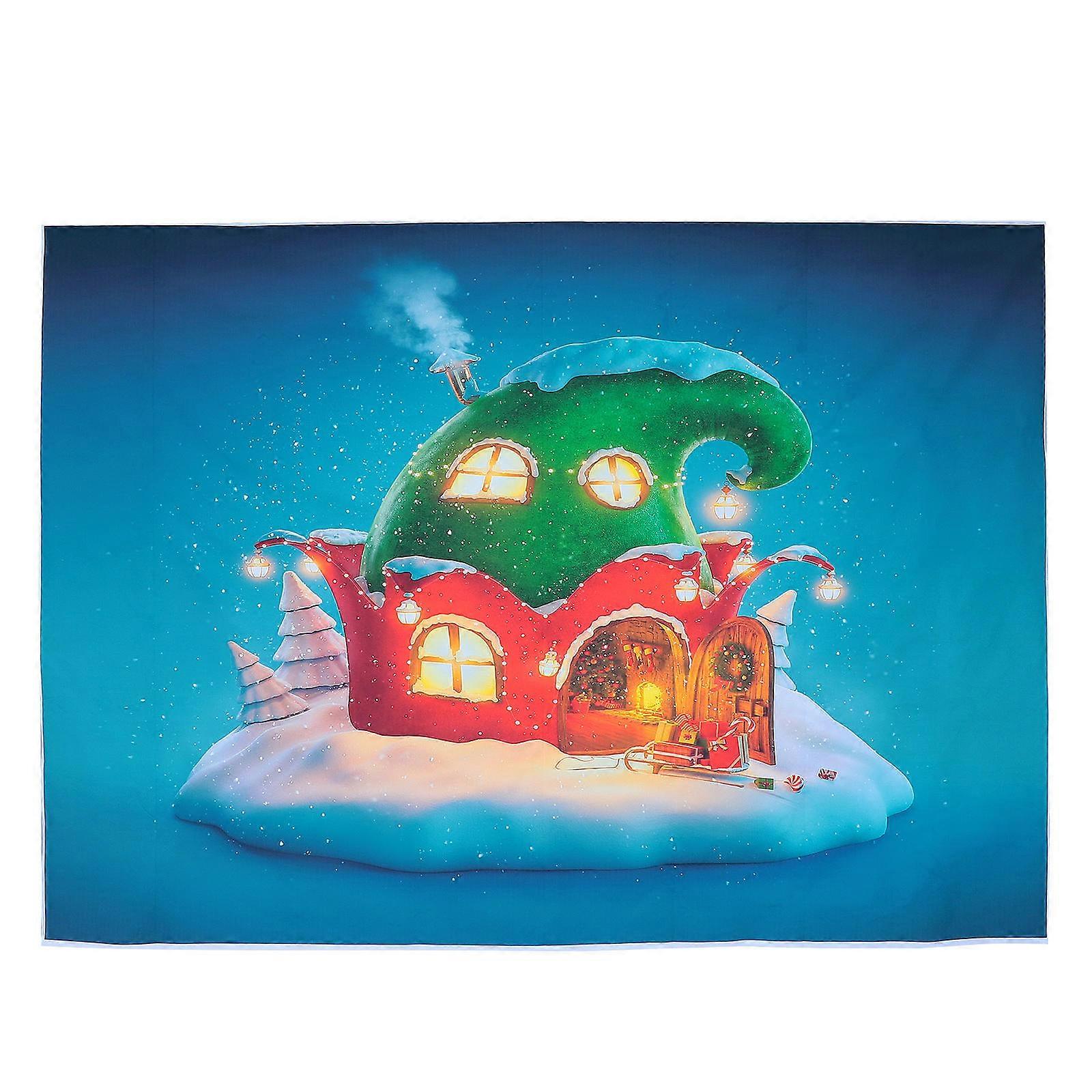 Christmas Theme Backdrop Photography Wall Background Decoration For Home Use 210X150CM 1Set