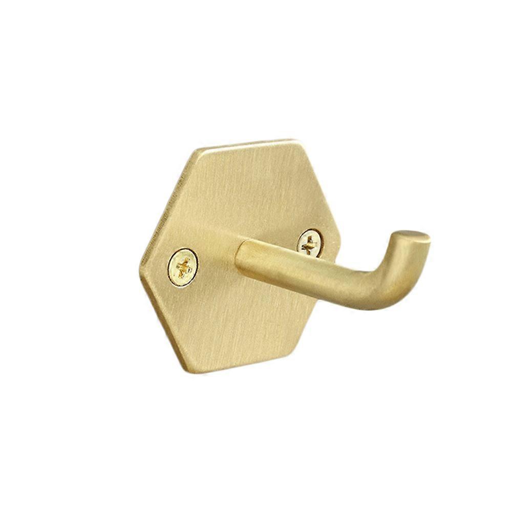 Durable Wall Hook Brass Waterproof Hooks Multifunctional Clothes Wall Hanger for Home Bathroom Kitchen