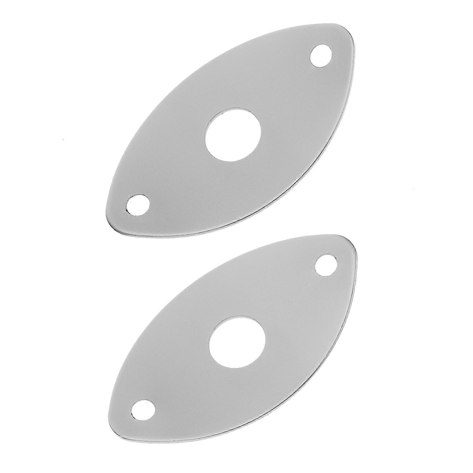 Electric Guitar Jack Covers   Durable Cat Eye Shape Output Pads, 2pcs Set for Guitar Enthusiasts