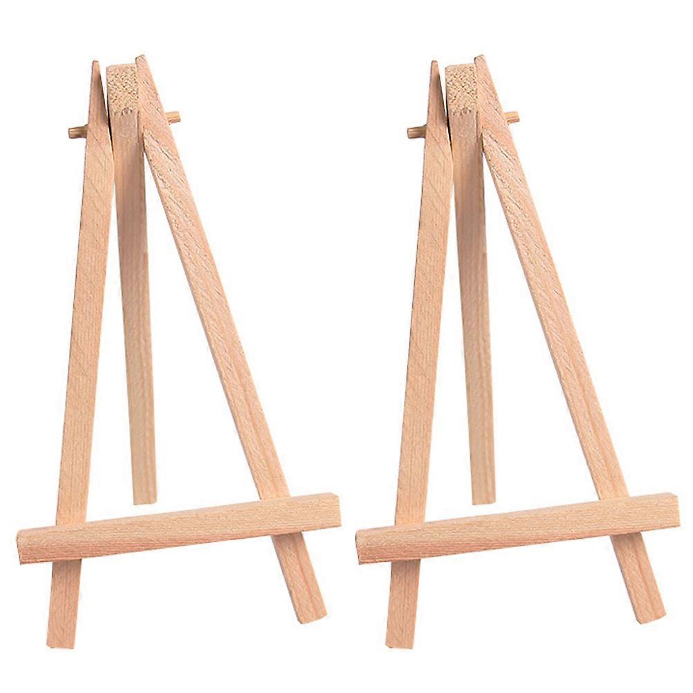 Mini Art Easel 2Pack Lightweight Wooden Easel For Students Perfect For Home Decoration Use