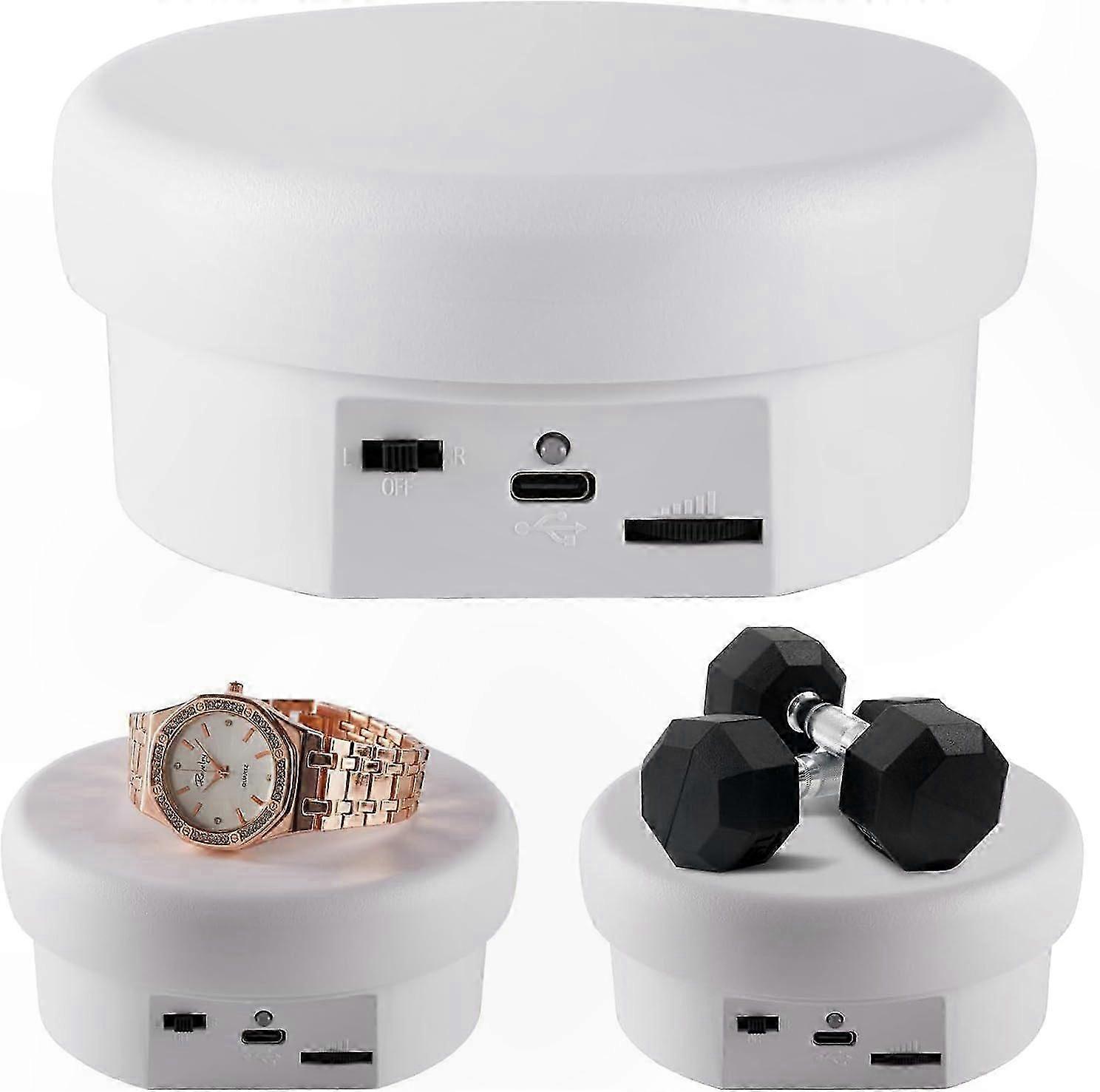 Motorized 360 Rotating Display Platform with Enhanced Visualization Technology