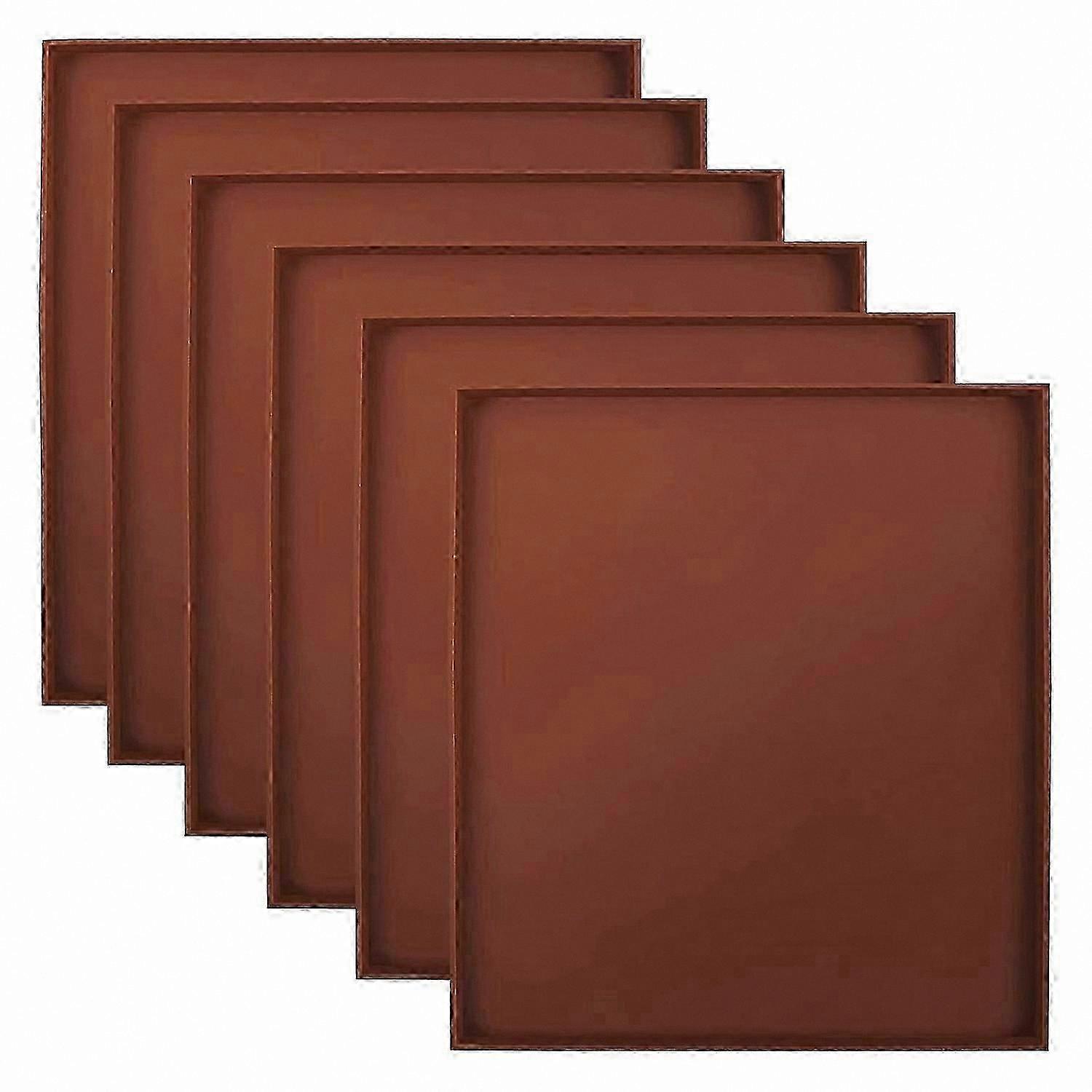 6-Pack Silicone Dehydrator Sheets for Meat and Vegetables Food Drying Mats