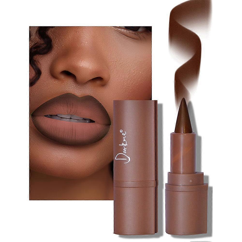 Crayon à lèvres dégradé One Stroke, rouge à lèvres mat waterproof longue tenue, 5 teintes foncées, riche et hydratant, maquillage naturel