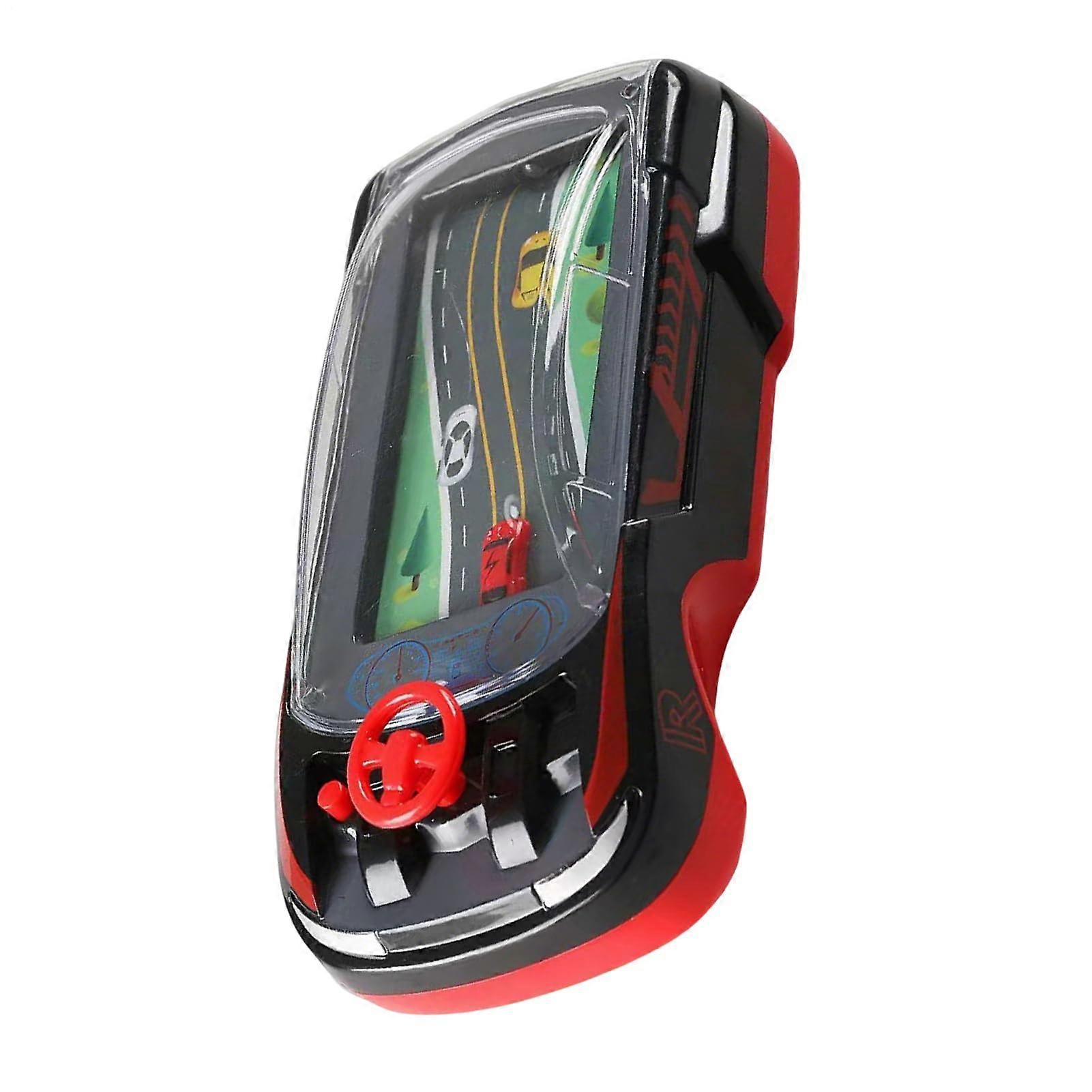 Handheld Racing Game, Interactive Car Battle Toy  Battle Game Console for Boys and Girls Ages 3 with Educational Thinking Training, Black