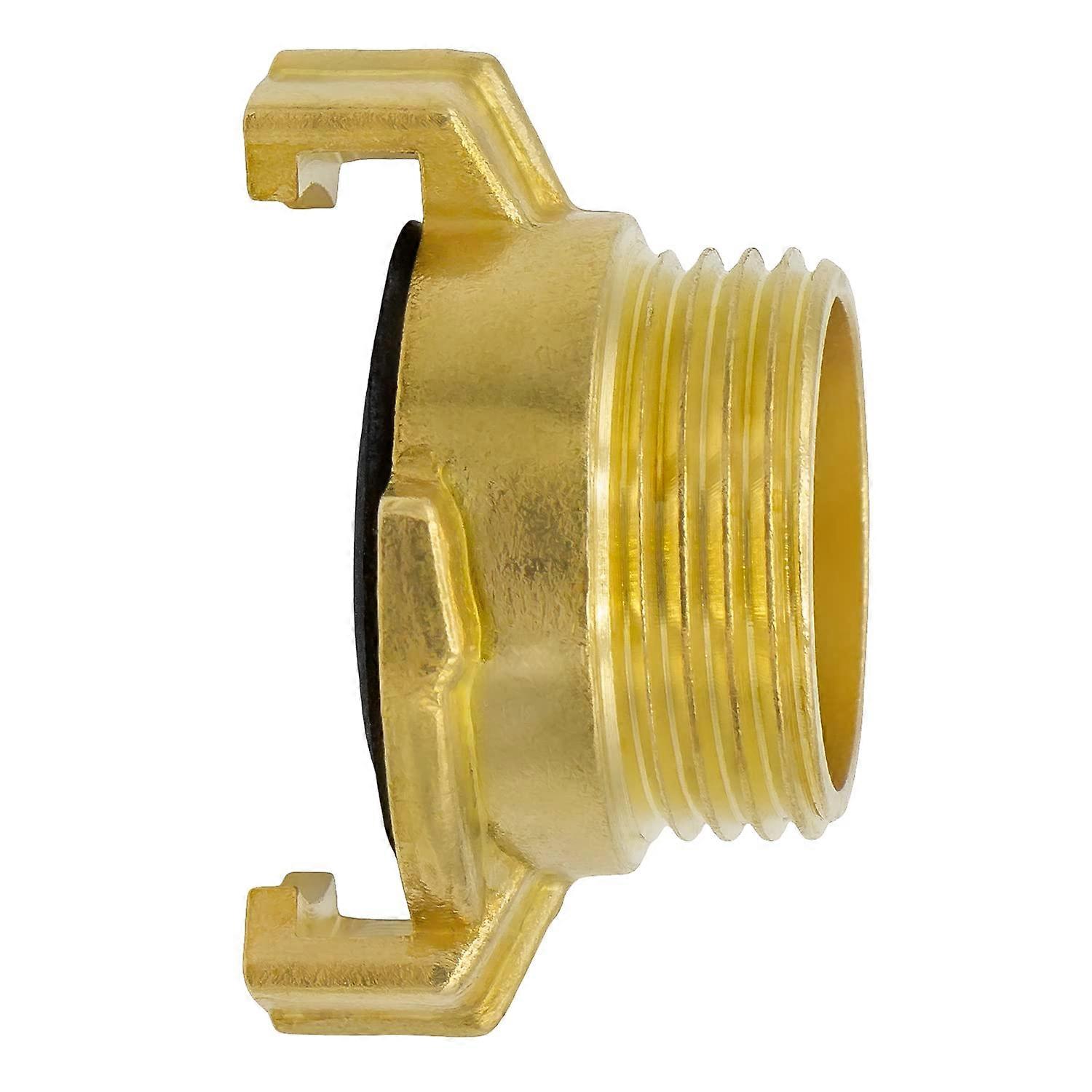 Geka System Quick Coupling External Thread 12340, 1 Inch AG, Brass Coupling Connector for Hose Fittings